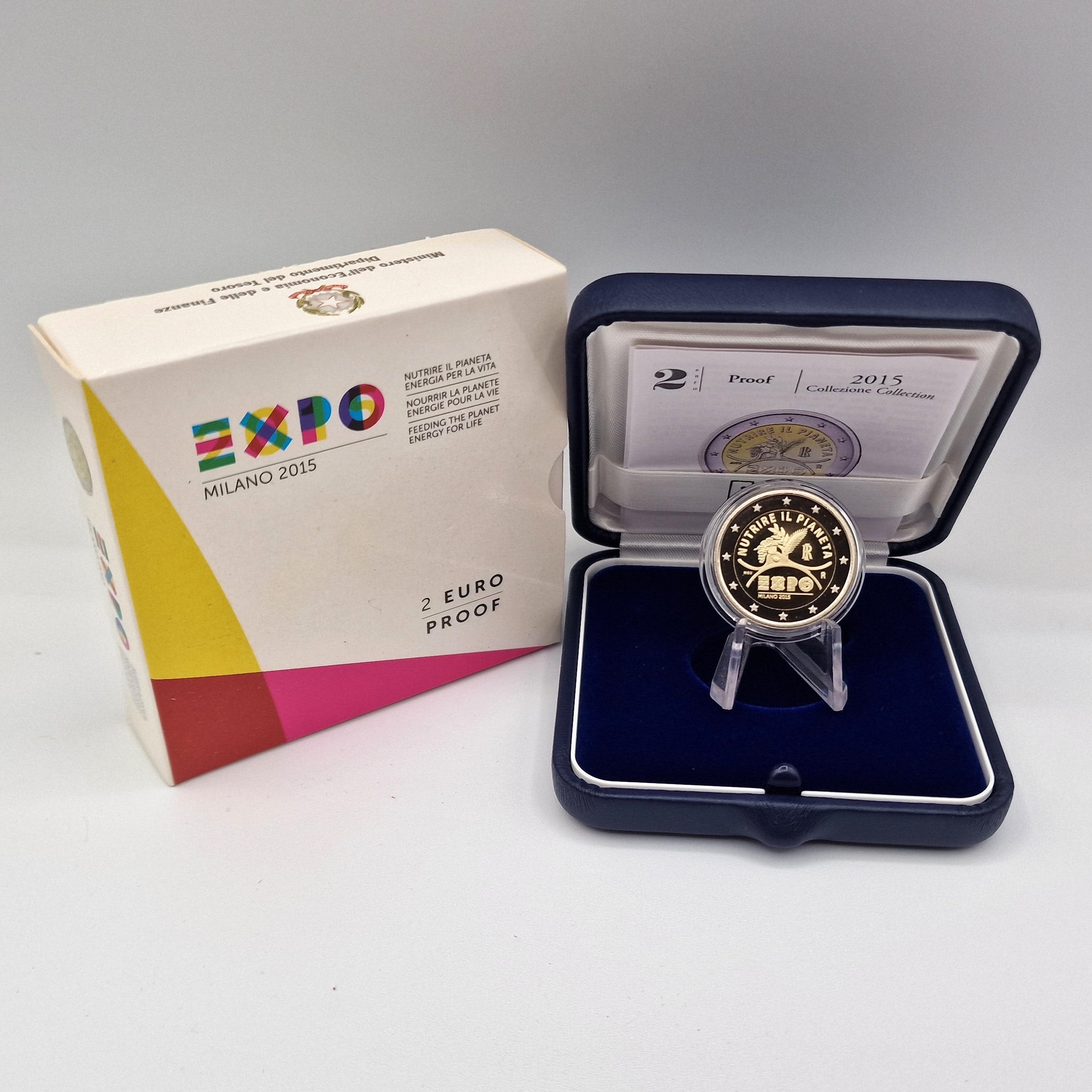 2015 EXPO Milan 2015 2€ - Italy Proof
